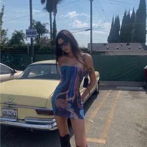 With Jéan Strapless Mini Dress